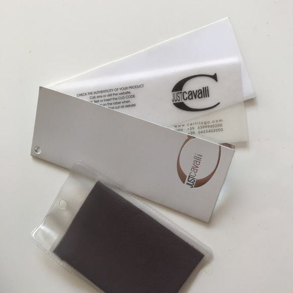 Authentic Just Cavalli Leather clutch - Picture 4 of 8